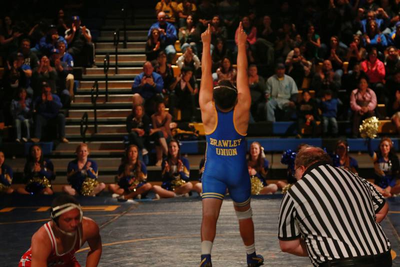 Celebrating Wrestler